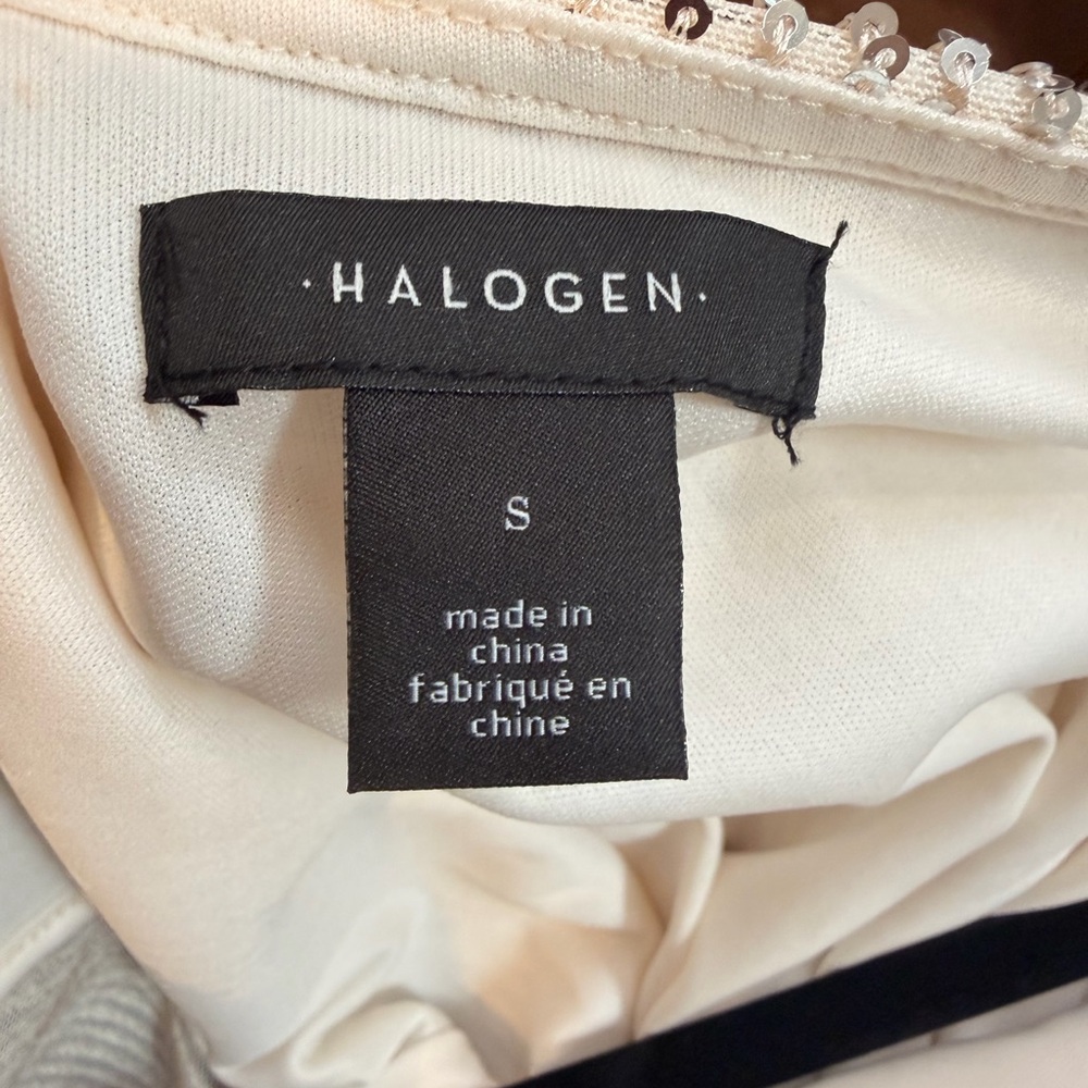 Halogen Silver Sequin Blouse - image 4